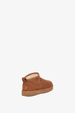 Shearling-gefütterte Wildlederstiefeletten W Classic Ultra Mini