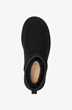 Shearling-gefütterte Wildlederstiefeletten W Classic Ultra Mini