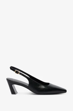 Slingback-Pumps aus Glattleder Stassi 50