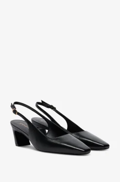 Slingback-Pumps aus Glattleder Stassi 50