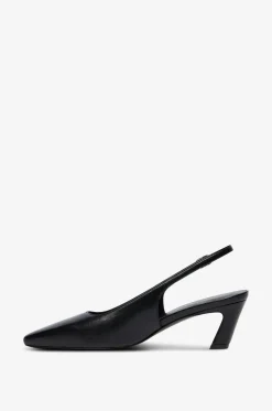 Slingback-Pumps aus Glattleder Stassi 50