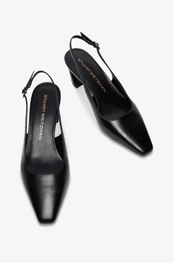 Slingback-Pumps aus Glattleder Stassi 50
