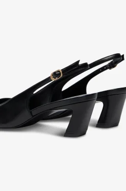 Slingback-Pumps aus Glattleder Stassi 50
