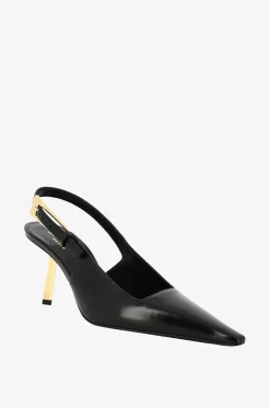 Slingback-Pumps aus Leder Lee 75