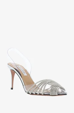 Slingback-Pumps mit Kristallen Gatsby Sling 75