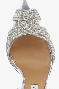 Slingback-Pumps mit Kristallen Gatsby Sling 75