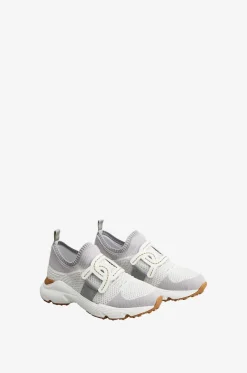 Slip-On-Strick-Sneakers mit Leder Kate