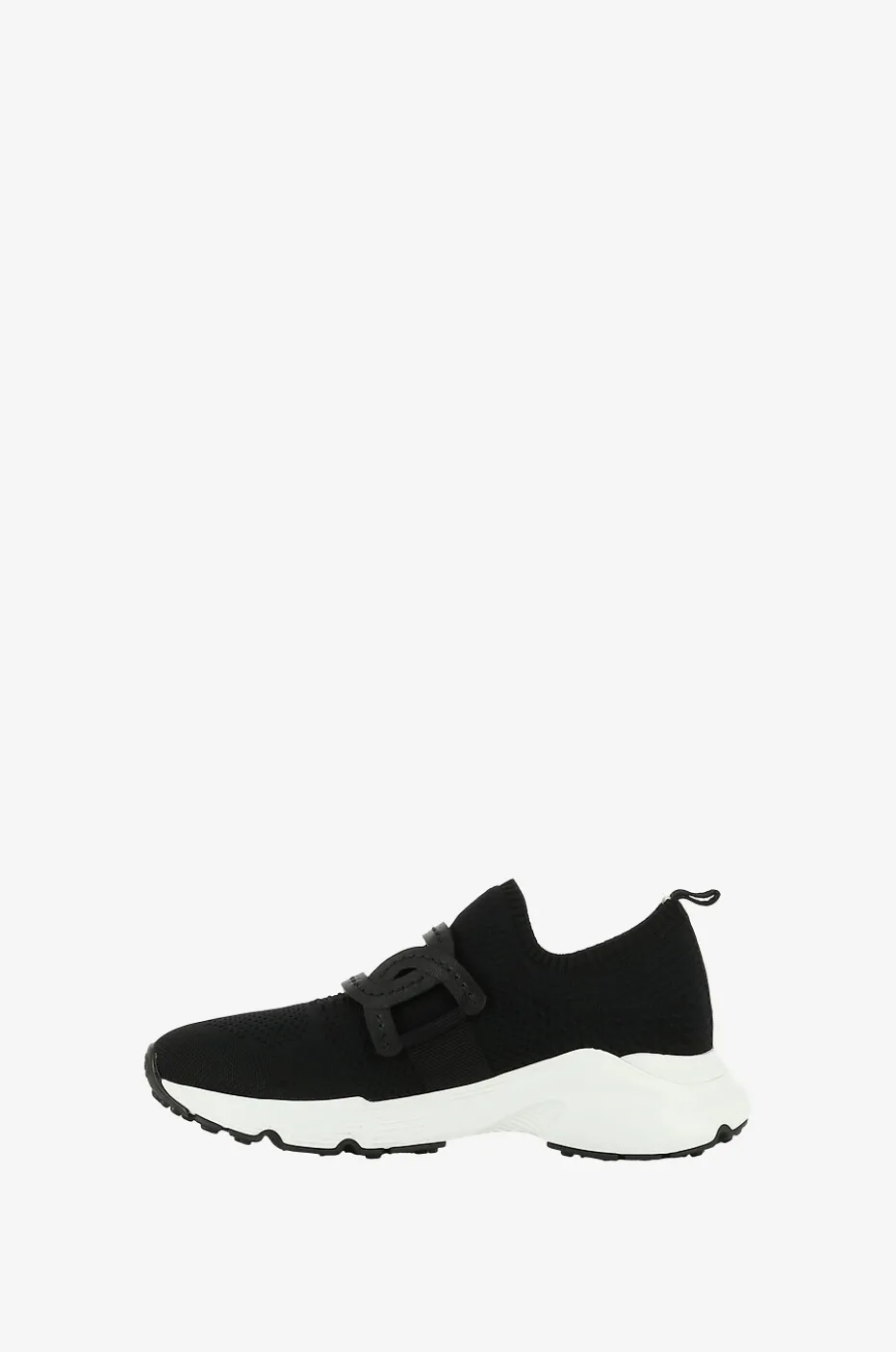 Slip-On-Strick-Sneakers mit Leder Kate