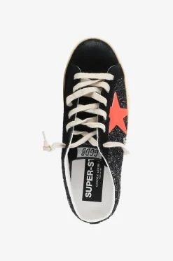 Sneaker-Pantoletten mit Glitter Super-Star