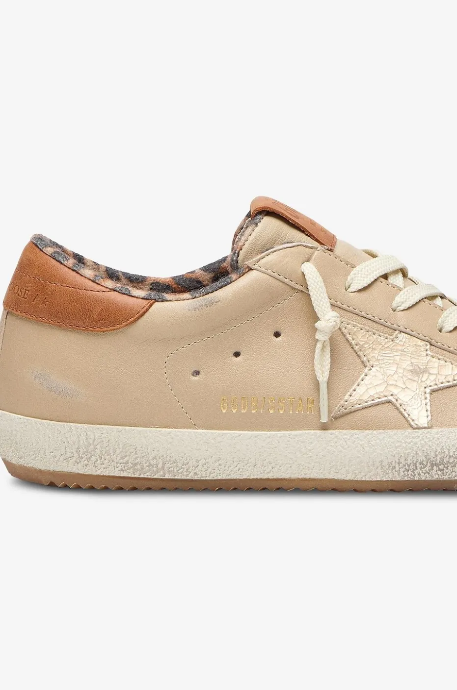 Sneakers aus gealtertem Leder Super-Star