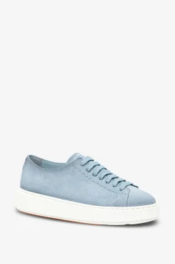 Sneakers mit Schnürung aus Wildleder Clean-Row