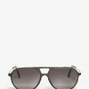Sonnenbrille aus Acetat The Charlie Khaki Palladium
