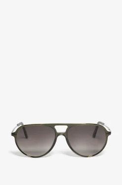 Sonnenbrille aus Acetat The Charlie Khaki Palladium