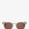 Sonnenbrille aus transparentem Acetat The Gambit