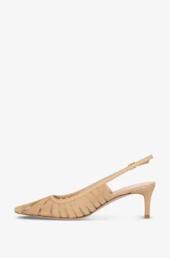 Spitz zulaufende Pumps aus Wildleder Fenice