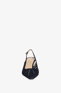 Spitz zulaufende Pumps aus Wildleder Fenice