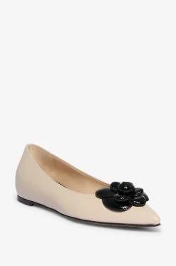 Spitze Ballerinas aus Leder Rea