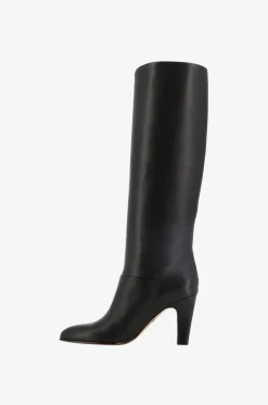Stiefel aus Glattleder mit Absatz Eve 85