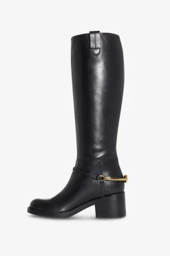 Stiefel mit Blockabsatz aus Leder Dakota 20