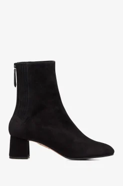 Stiefeletten aus Wildleder mit Absatz Saint Honoré 50