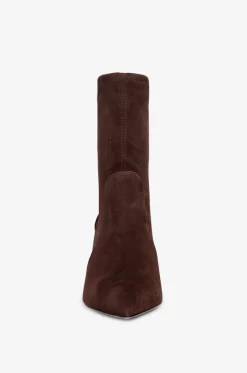Stiefeletten aus Wildleder mit Pfennigabsatz Stuart Power 75