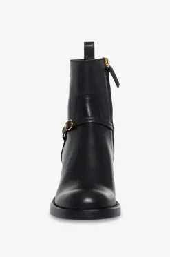 Stiefeletten mit Blockabsatz aus Leder Dakota 60