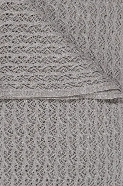 Stola im Lurex-Lochstrick Marea
