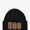 Strickmütze mit gesticktem Logo