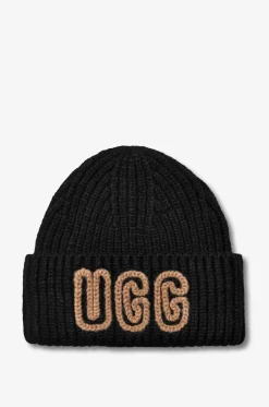 Strickmütze mit gesticktem Logo