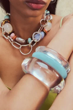 Transparente Manschette Arc Lilac