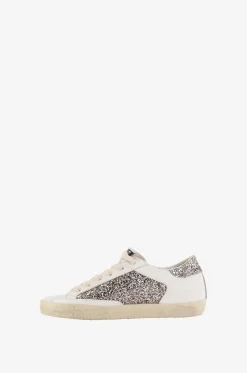 Used-Look-Sneakers mit Glitter Super-Star