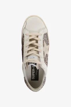Used-Look-Sneakers mit Glitter Super-Star