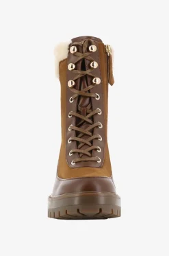 Warme Materialmix-Schnürstiefeletten Very Cortina