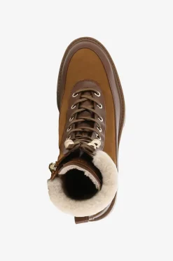 Warme Materialmix-Schnürstiefeletten Very Cortina
