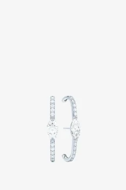 Weissgold-Ohrstecker mit Diamanten Allday Diamond Ear Cuffs Marquise