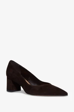 Wildleder-Pumps mit Blockabsatz Aris 55