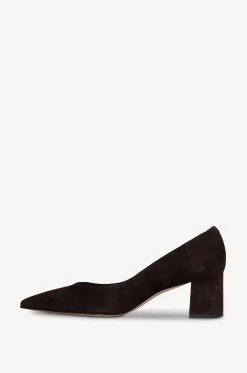 Wildleder-Pumps mit Blockabsatz Aris 55