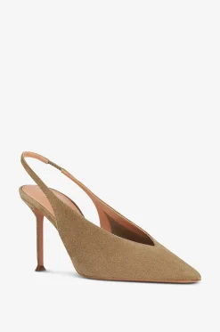 Wildleder-Slingback-Pumps Voltaire 85
