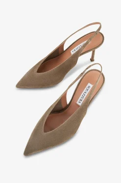 Wildleder-Slingback-Pumps Voltaire 85
