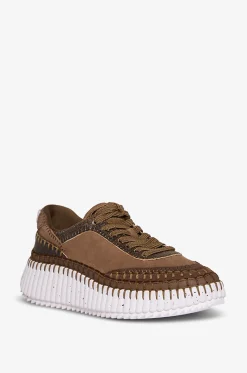 Wildleder-Sneakers mit Schnürung Nama
