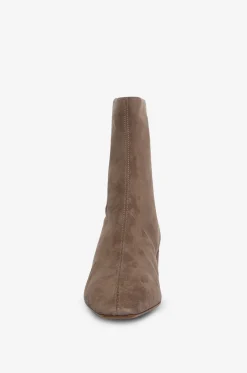 Wildlederstiefeletten mit Blockabsatz Saint Honoré 35