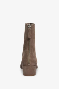Wildlederstiefeletten mit Blockabsatz Saint Honoré 35