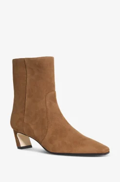 Wildleder-Stiefeletten mit Blockabsatz Stassi 50