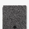 Zopfstrickschal aus glitzerndem Alpakamix