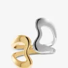 Zweifarbige Manschette B.Line Or Light & Argent